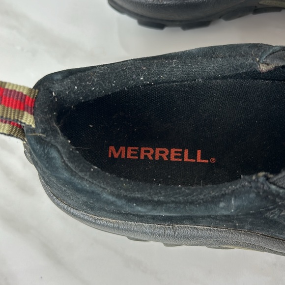 Jungle Moc Merrell Wms sz 7 black suede - Picture 2 of 6